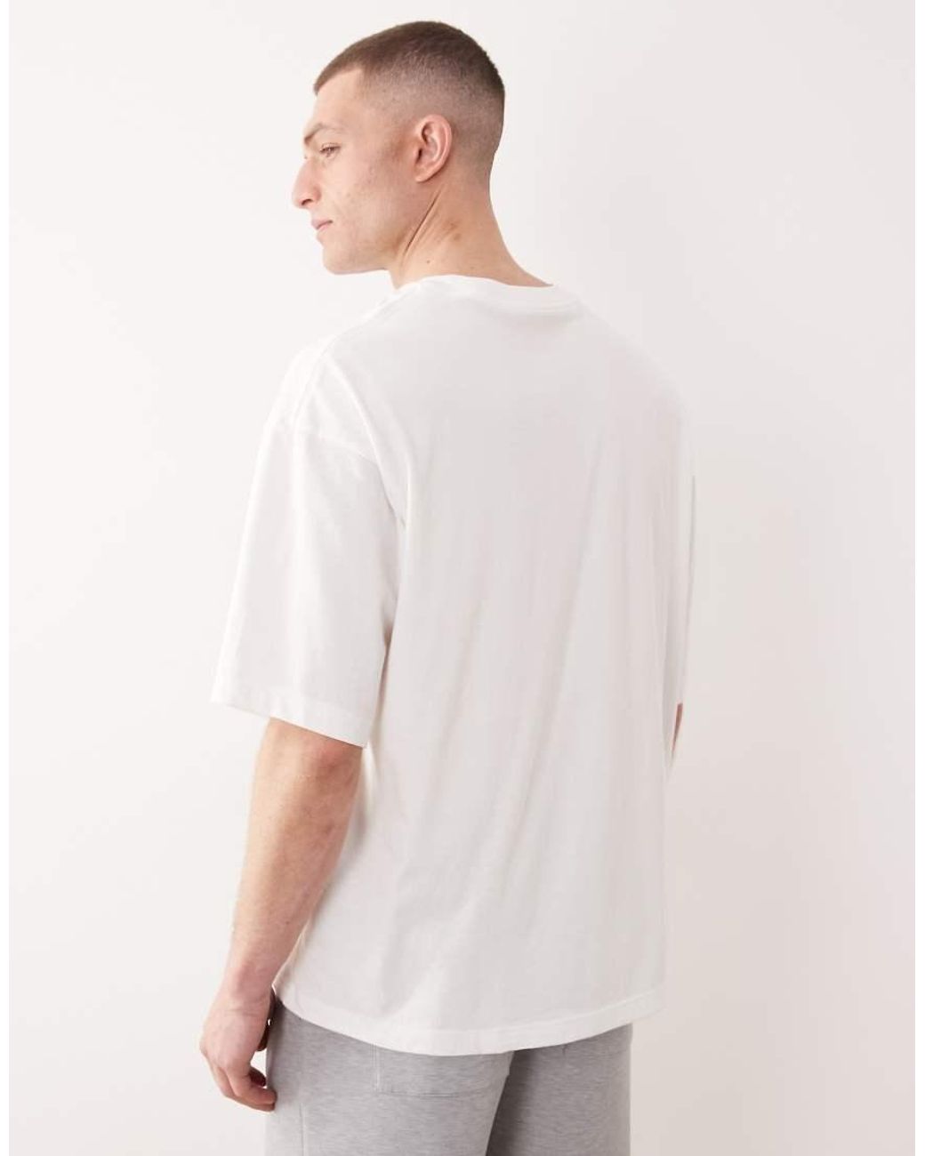 Nike White Flight Oversized Graphic T-Shirt for men