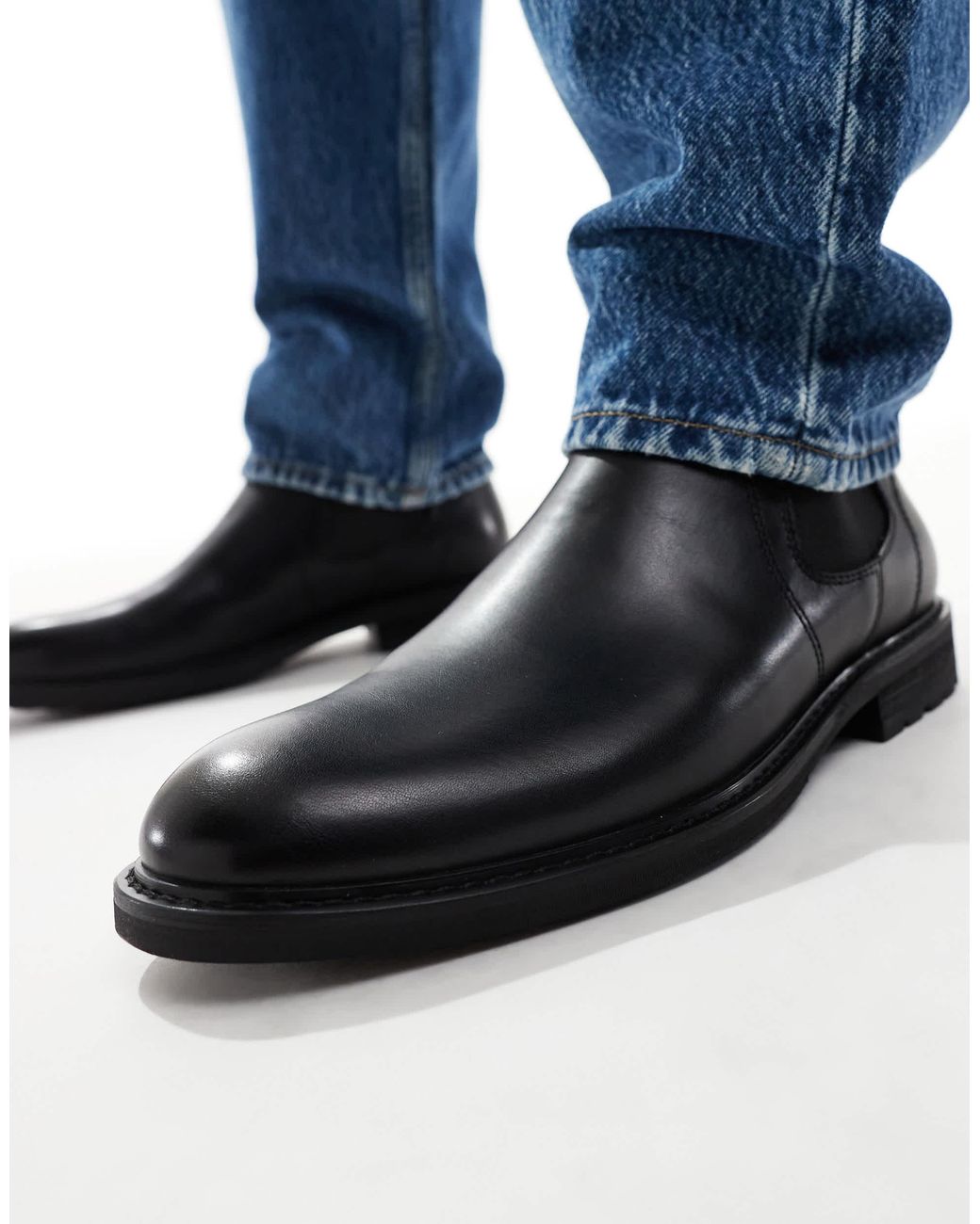 Declan - bottines cheslea Schuh pour homme en coloris Blue
