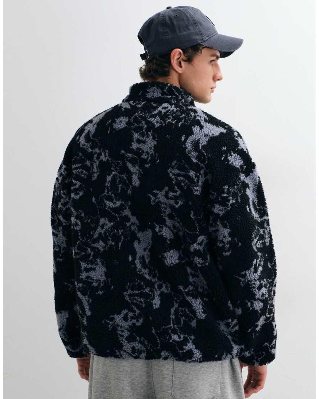 Only & Sons Blue Oversized Fleece for men