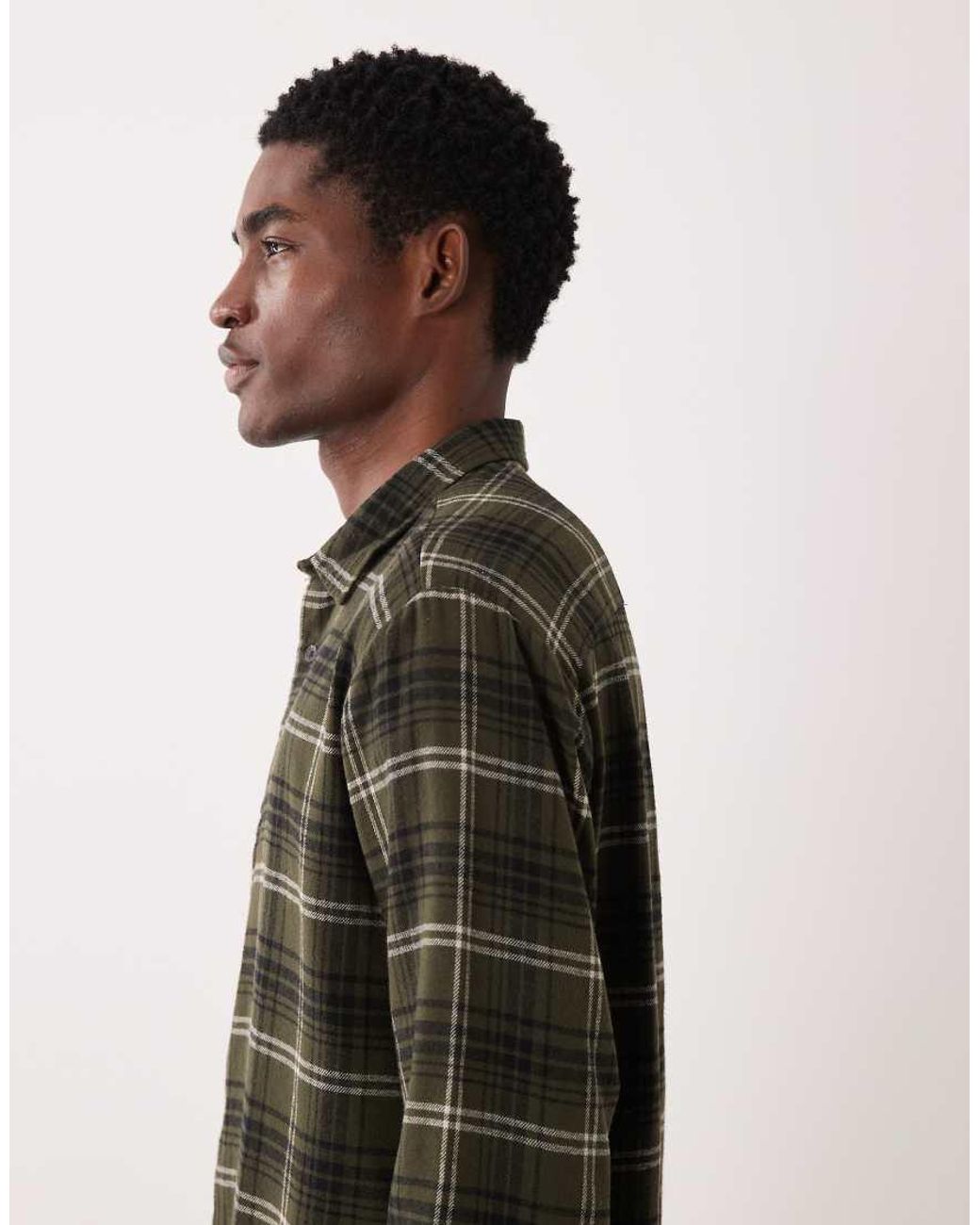 JJ Rebel Black Check Shirt for men