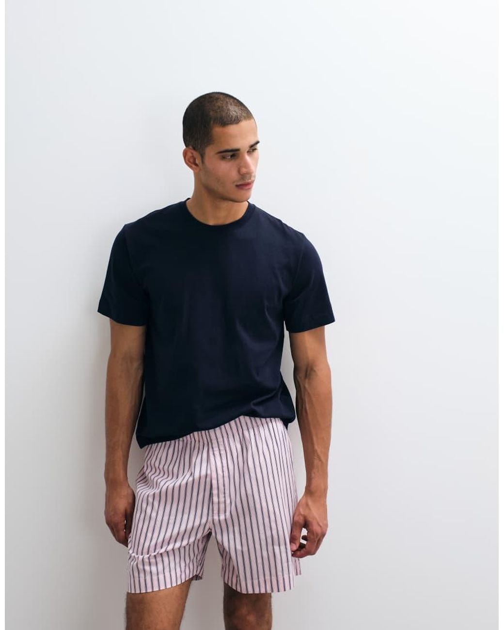 ARKET Pink Pure Cotton Poplin Shorts for men