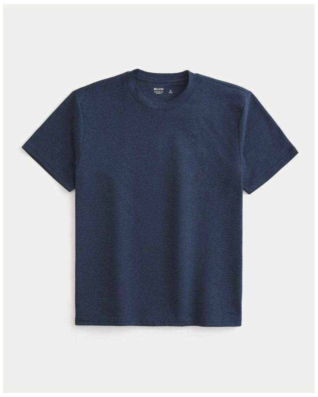 Hollister Blue Relaxed Everyday Tee for men