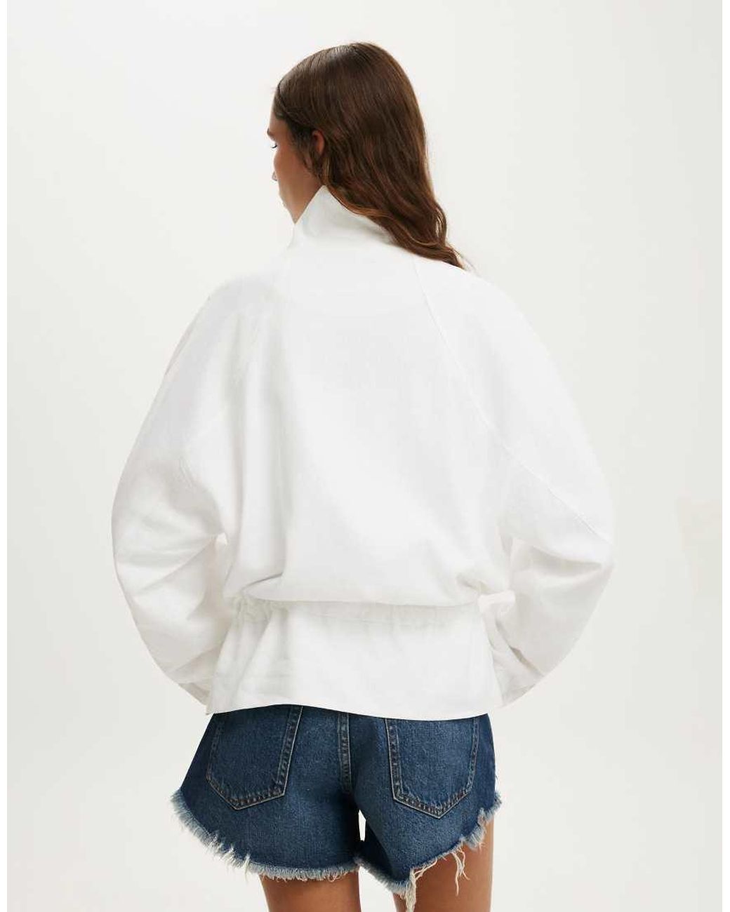 Cotton On White Knox Summer Parka Jacket