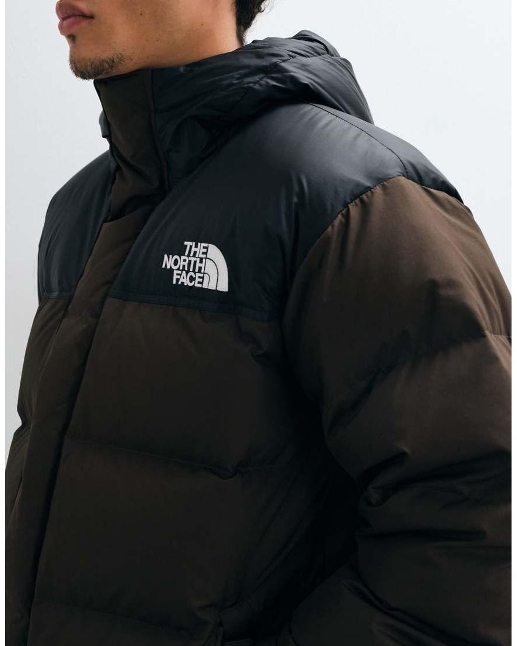The North Face Black Nuptse Parka Jacket for men