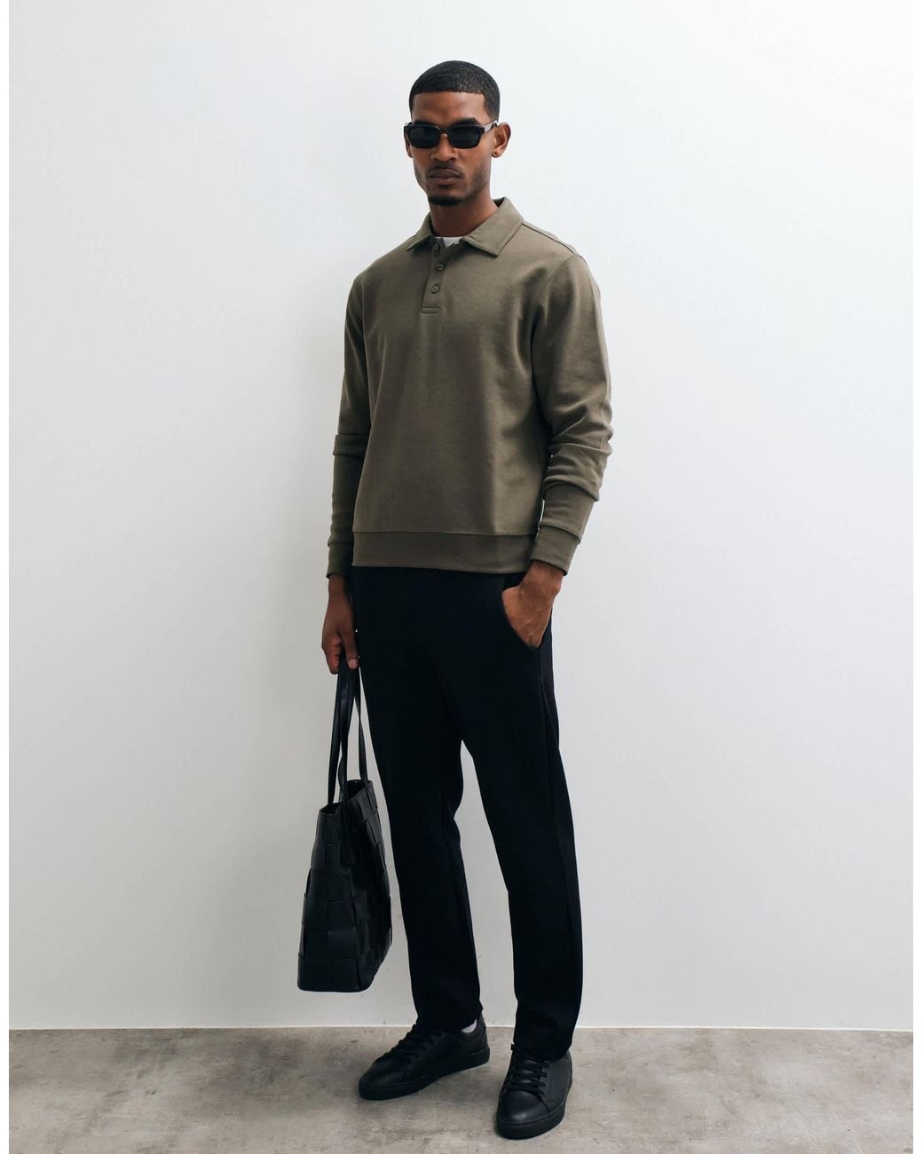Mango White Tailored jogger for men