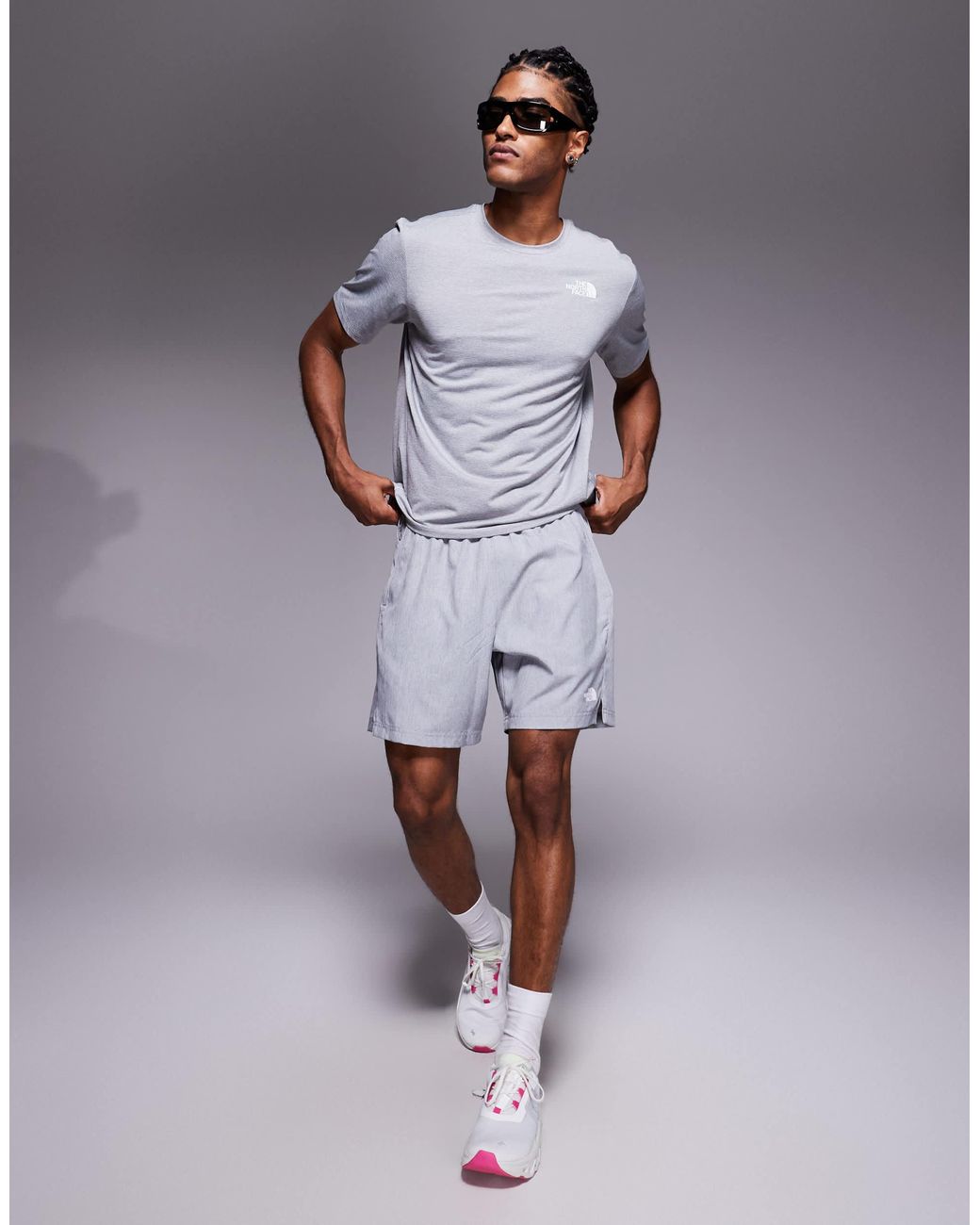 24/7 - short 7 pouces à logo The North Face pour homme en coloris Gray