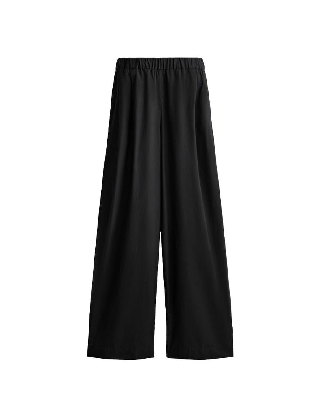 Oysho Black 100% Cotton Tapered Trousers