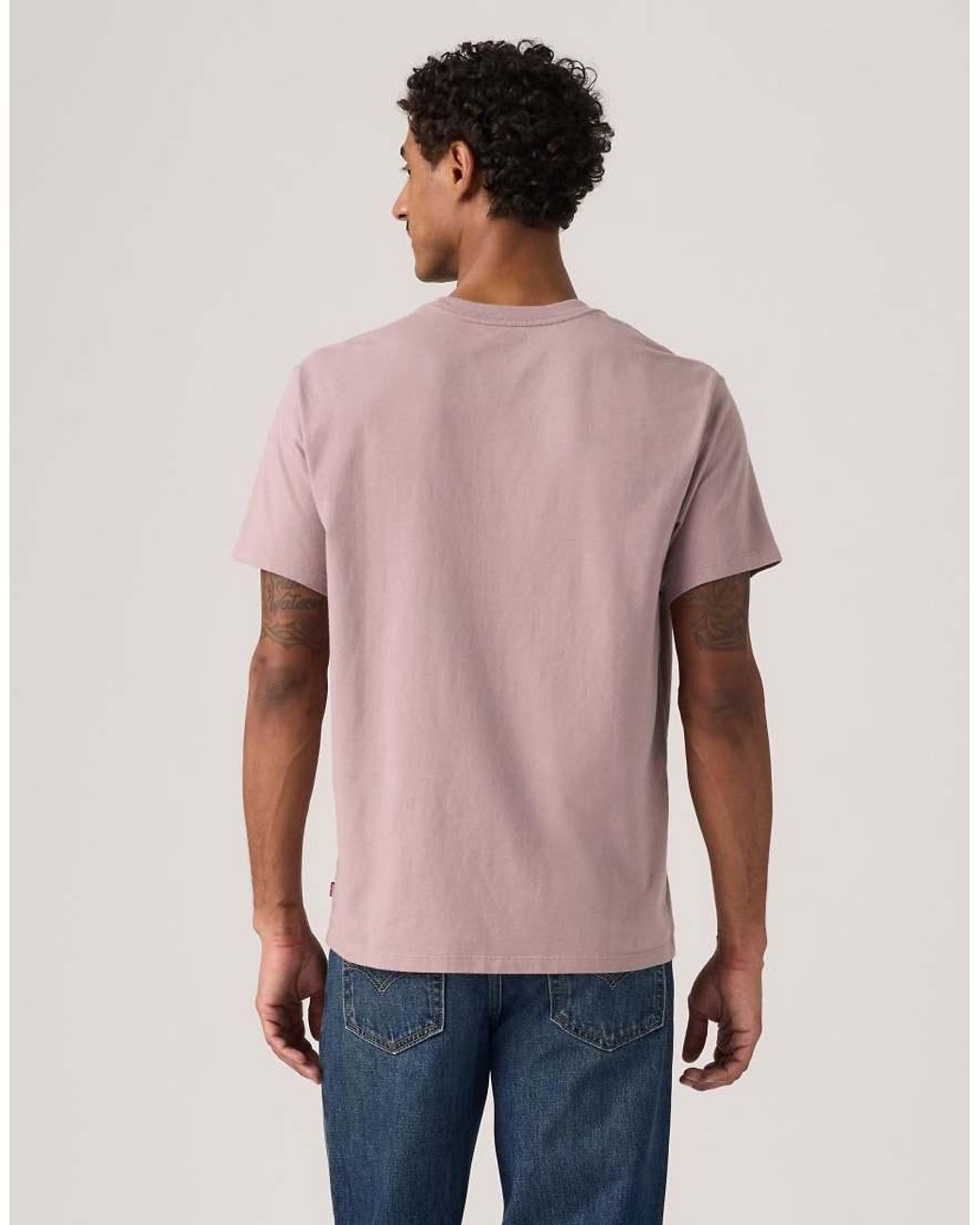 Levi's Blue Essential Cotton Tee for men