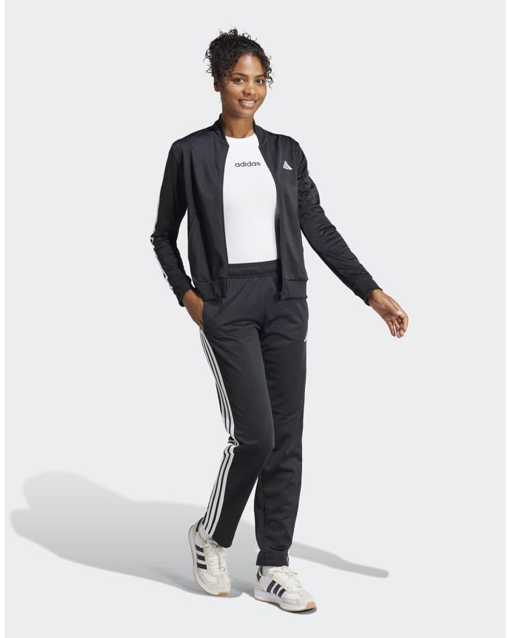 Adidas Originals Blue Essentials 3-Stripes Track Suit