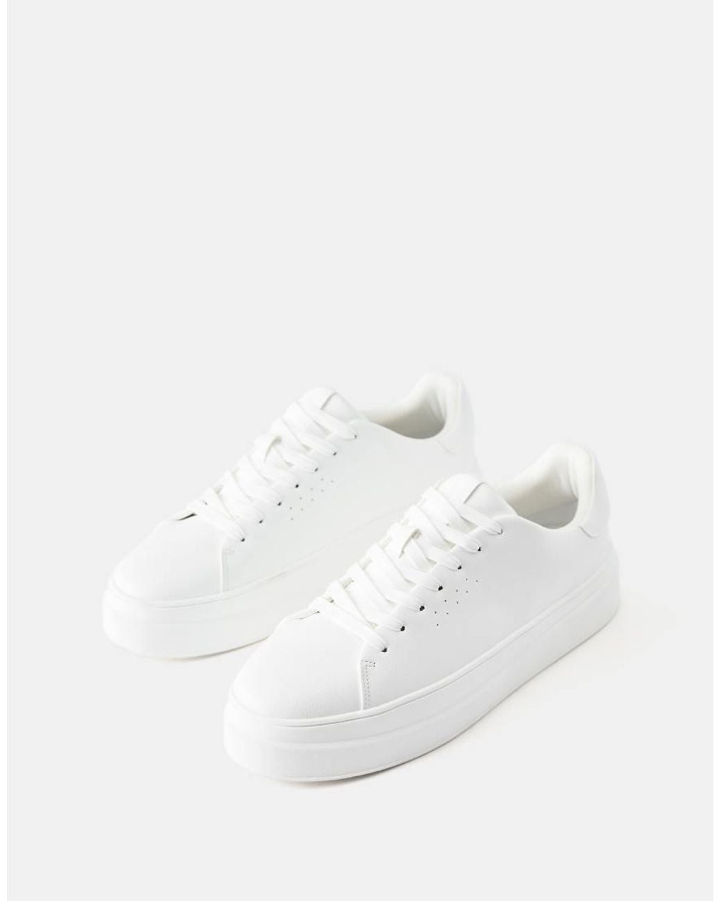 Pull&Bear White Casual Chunky Trainers for men
