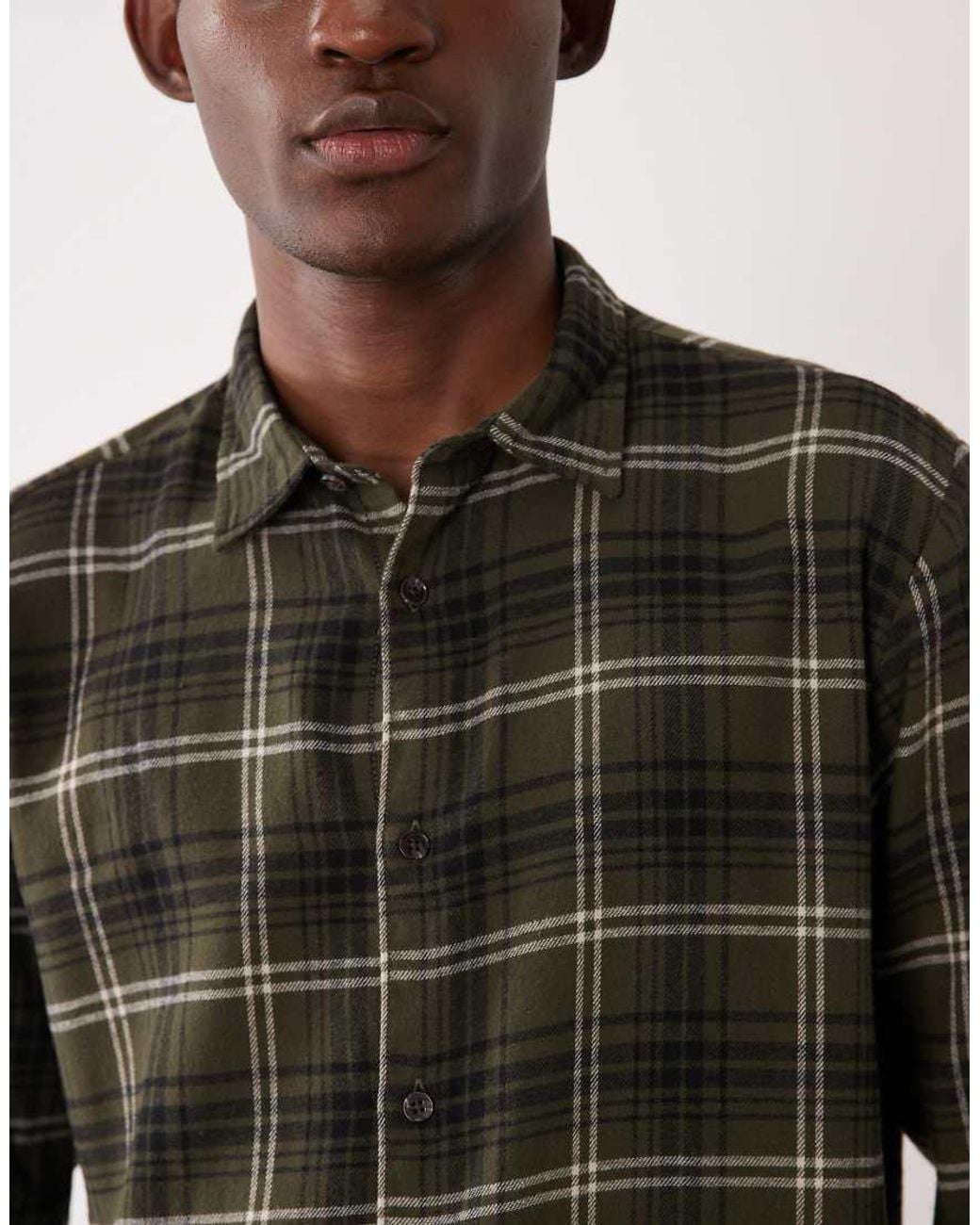 JJ Rebel Black Check Shirt for men