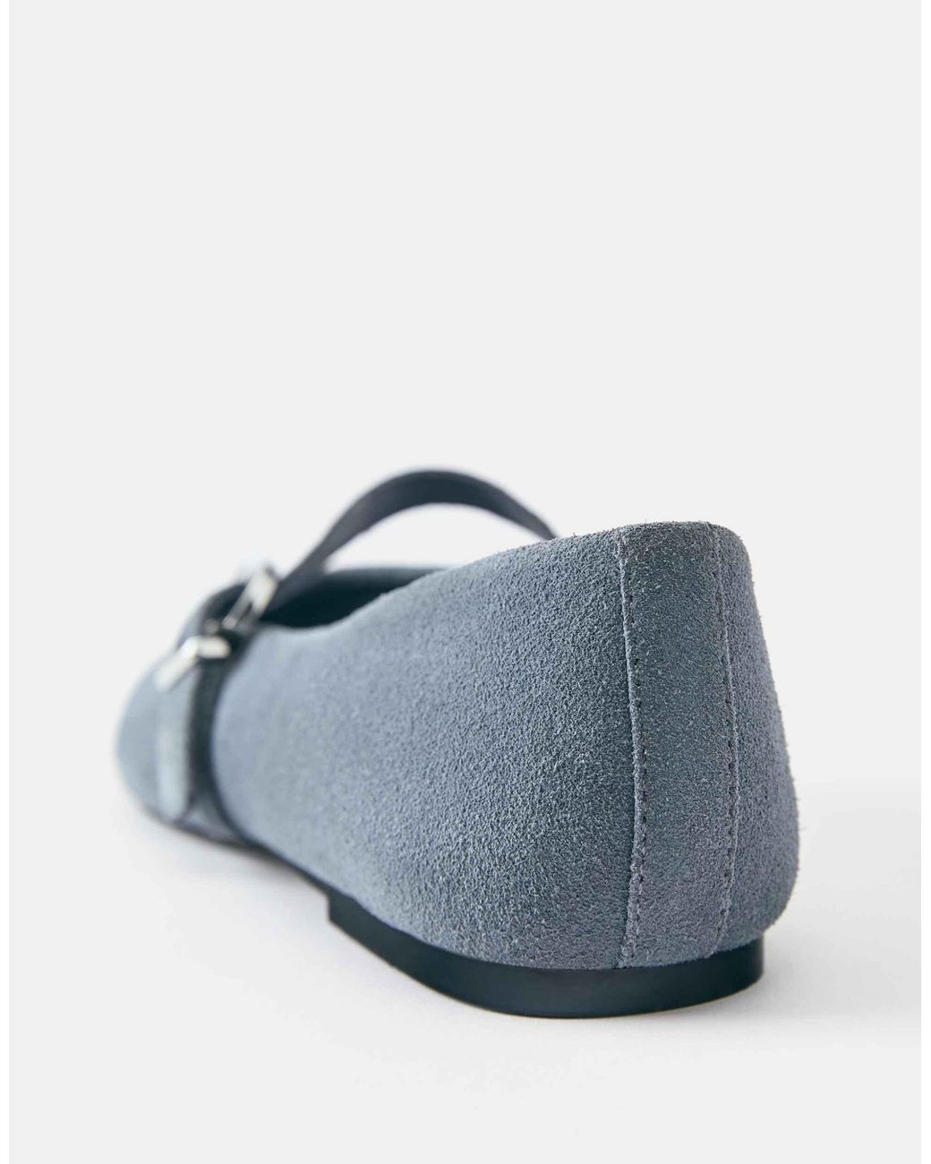 Ballerines en cuir Pull&Bear en coloris Blue