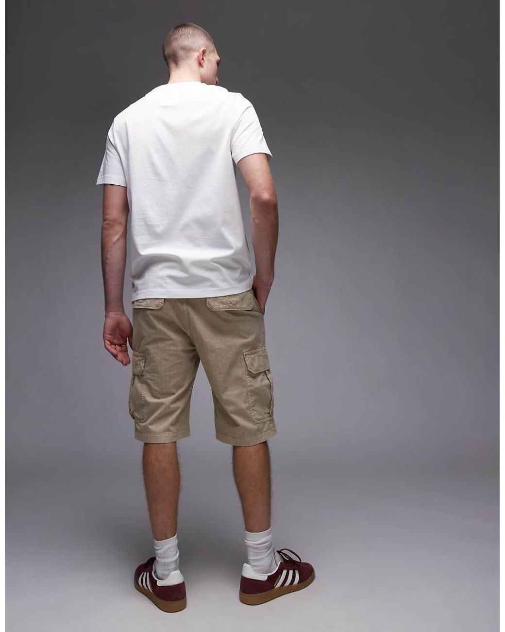 Tommy Hilfiger Gray Otis Cargo Shorts for men