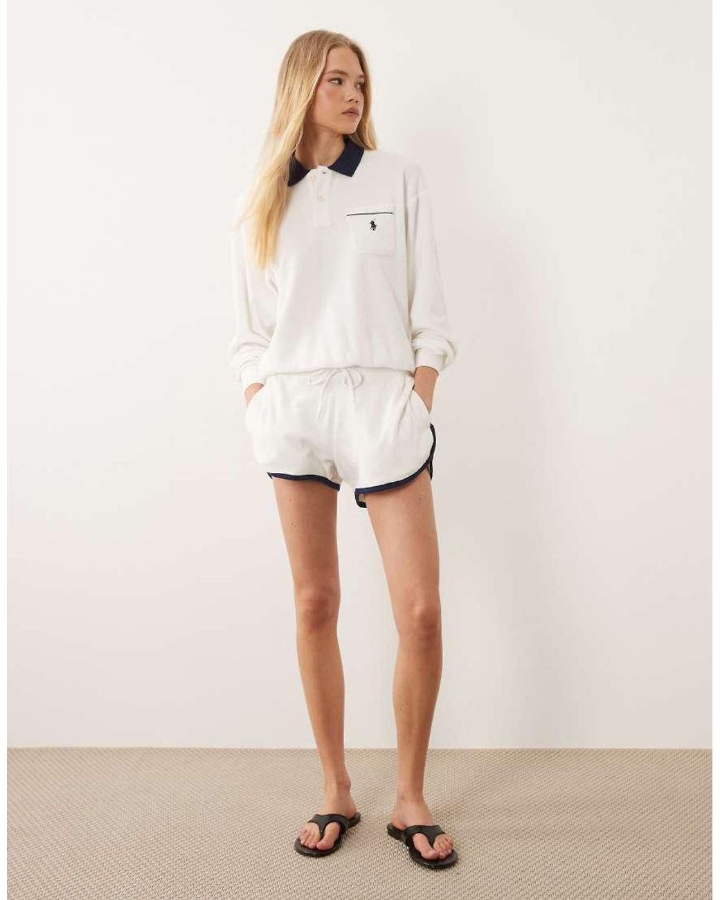 Polo Ralph Lauren Natural Knit Longsleeve Polo