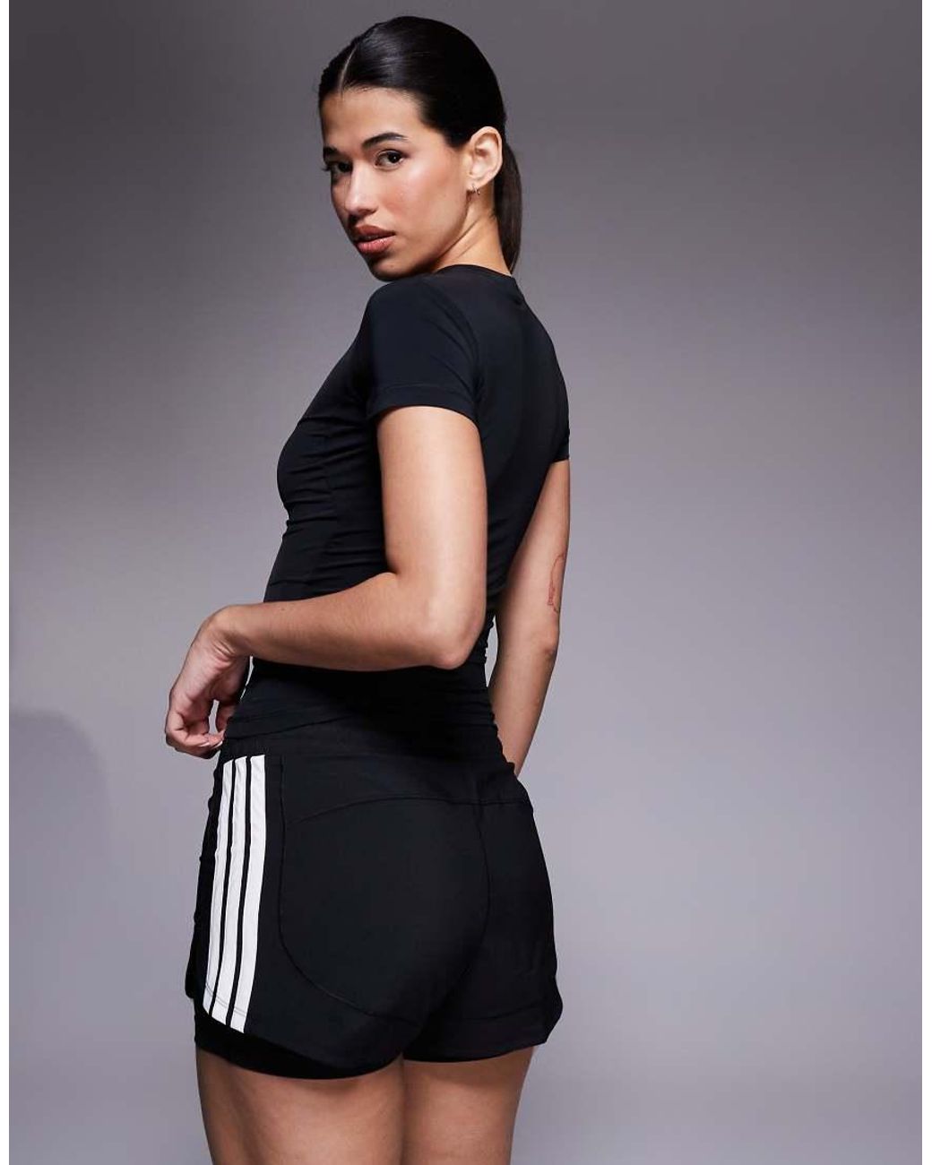 Adidas Originals Black Adidas Training Power Essentials Baby Tee