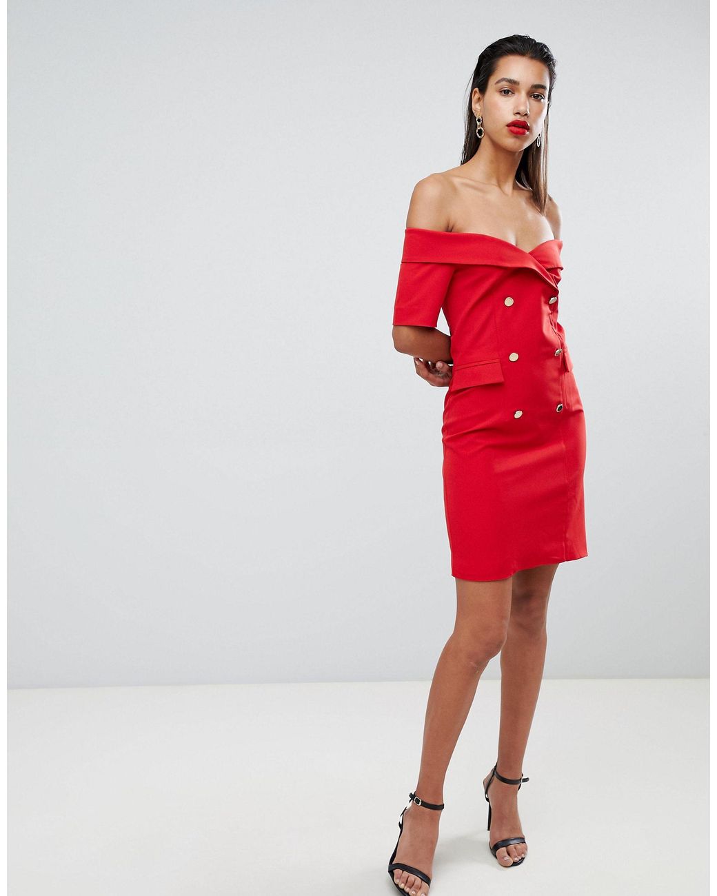 Robe smoking rouge hot sale