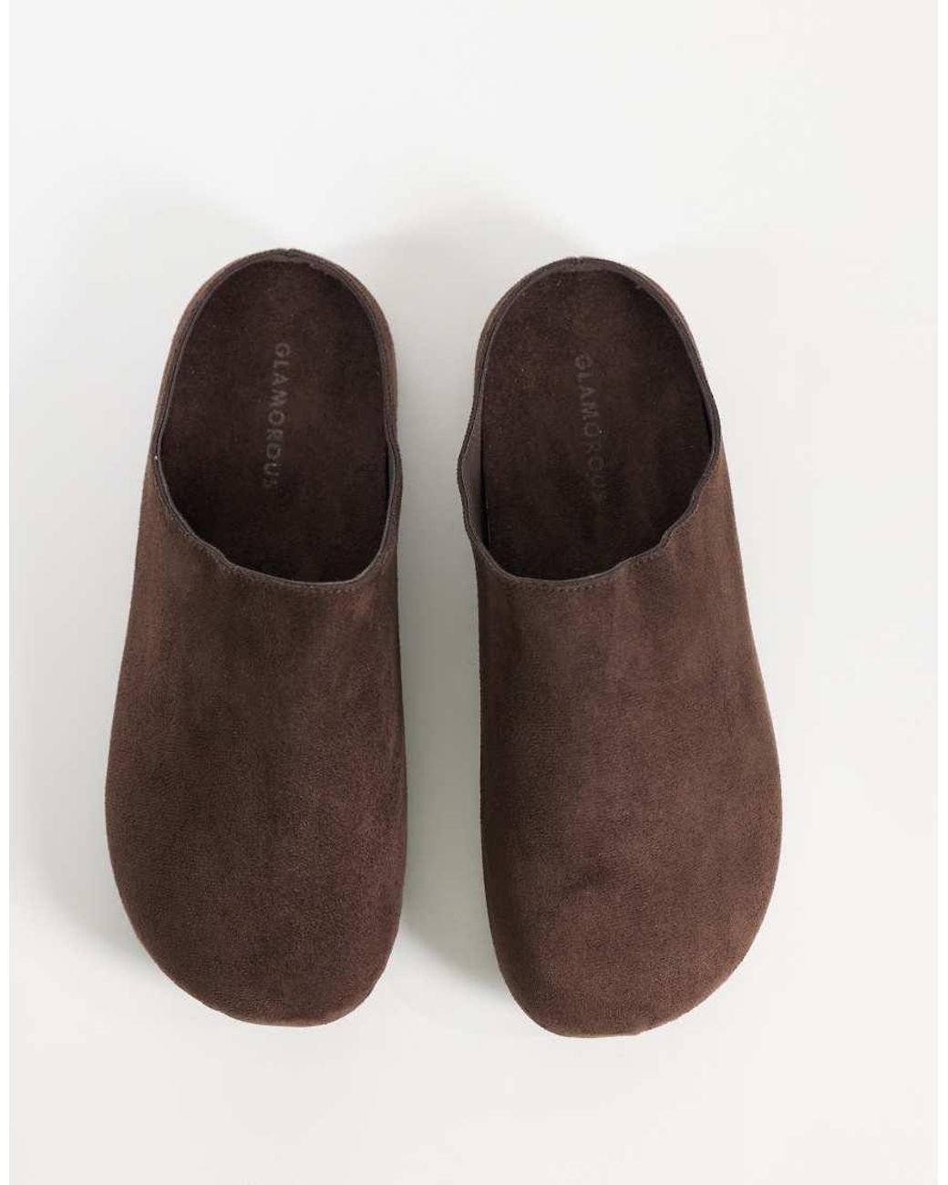 Glamorous Brown Mule Clogs