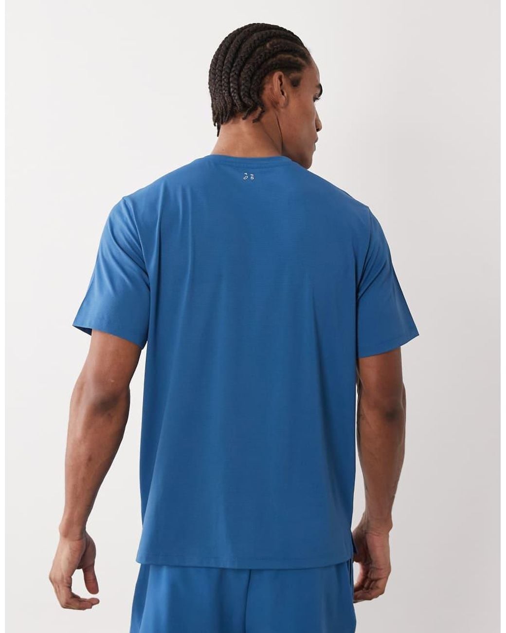 4505 Blue Icon Quick Dry Mesh Training T-shirt for men