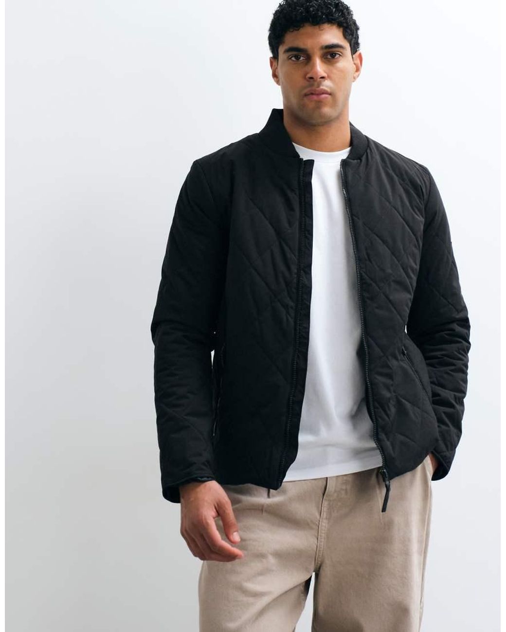Regatta Blue Insulated Harvin Quilted Jacket for men