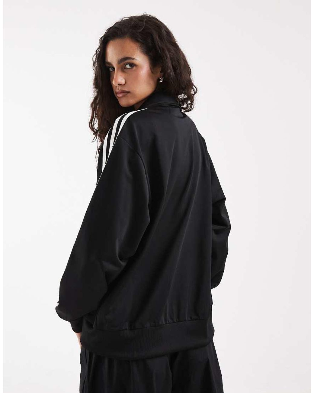 Adidas Originals Black Firebird Track Top Loose