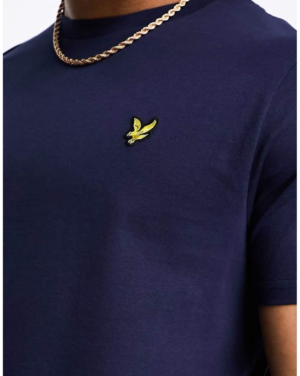 Lyle & Scott Blue Icon Logo T-shirt for men