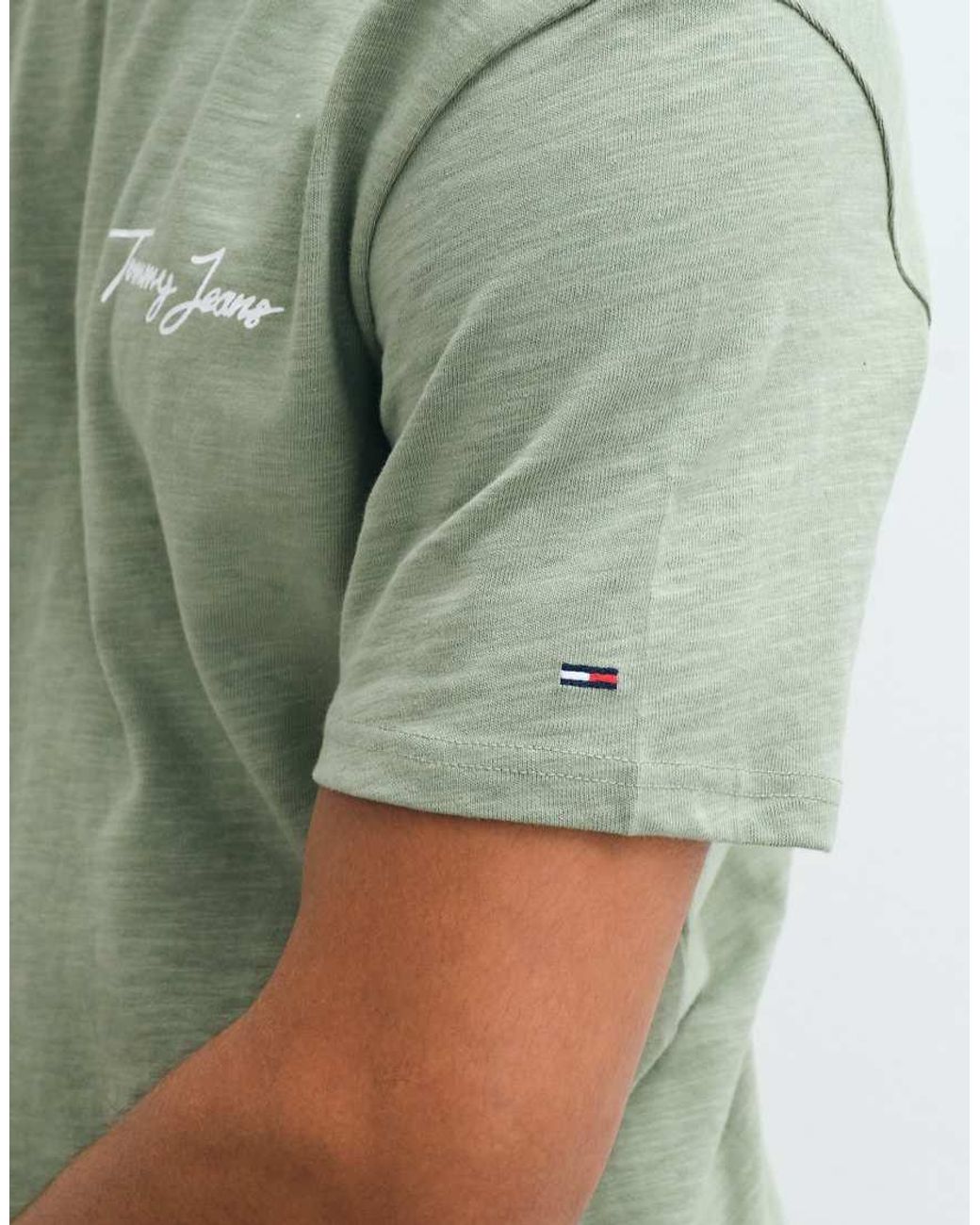 Tommy Hilfiger Blue Novelty Back Print Relaxed Fit T-Shirt for men