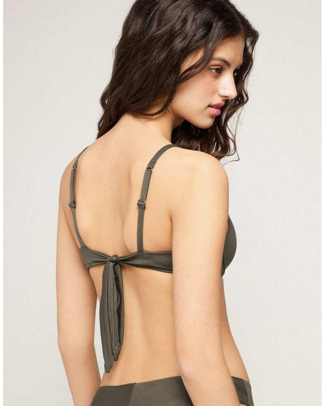 Tezenis Black Timeless Look Bikini Top