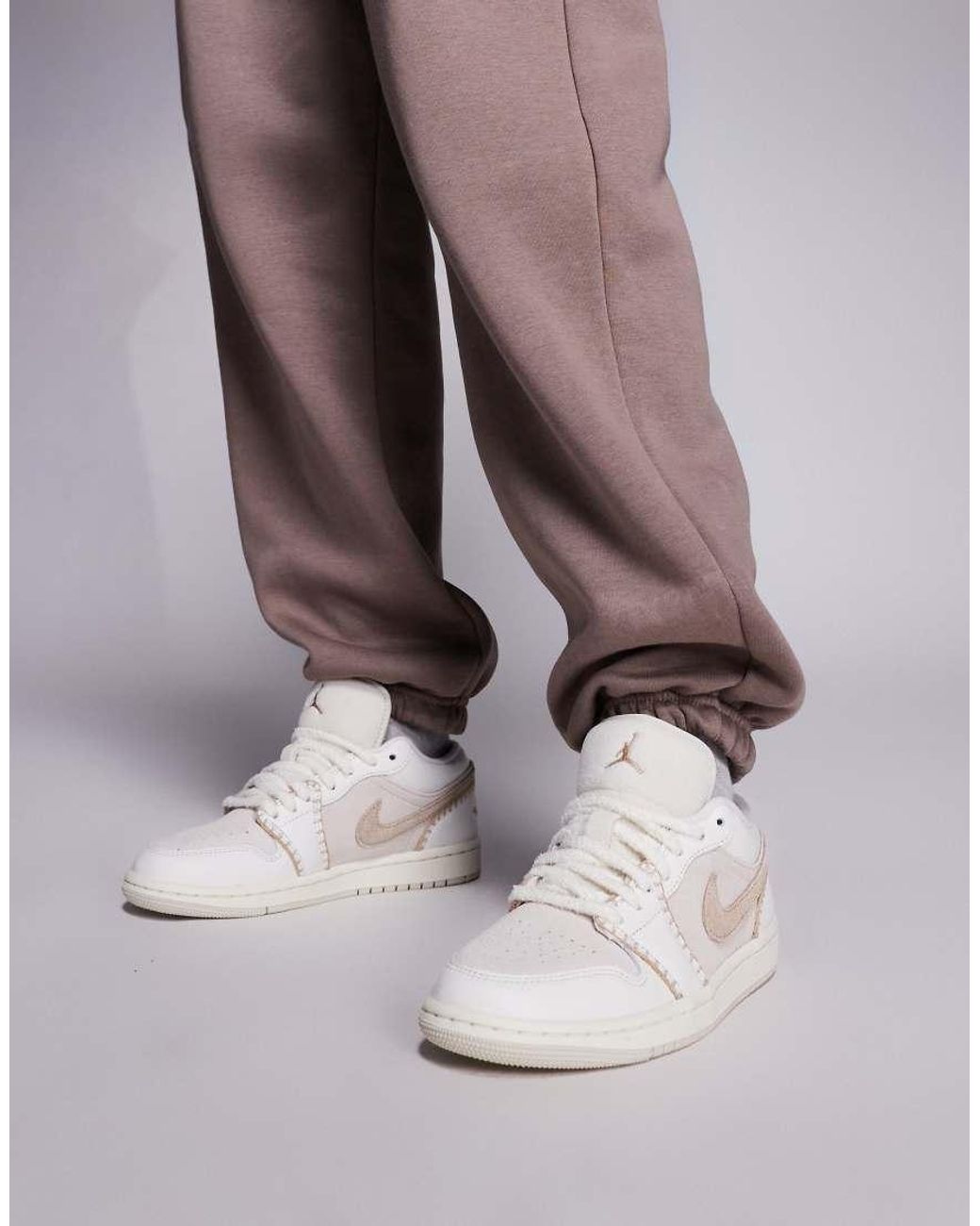 Nike Brown Nike Air 1 Low Trainers
