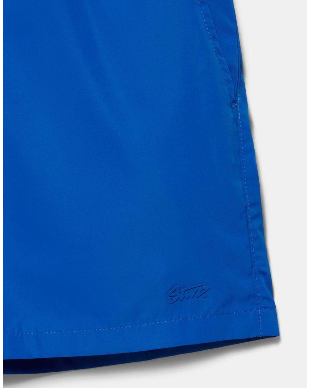 Pull&Bear Blue Basic Swimming Trunks for men
