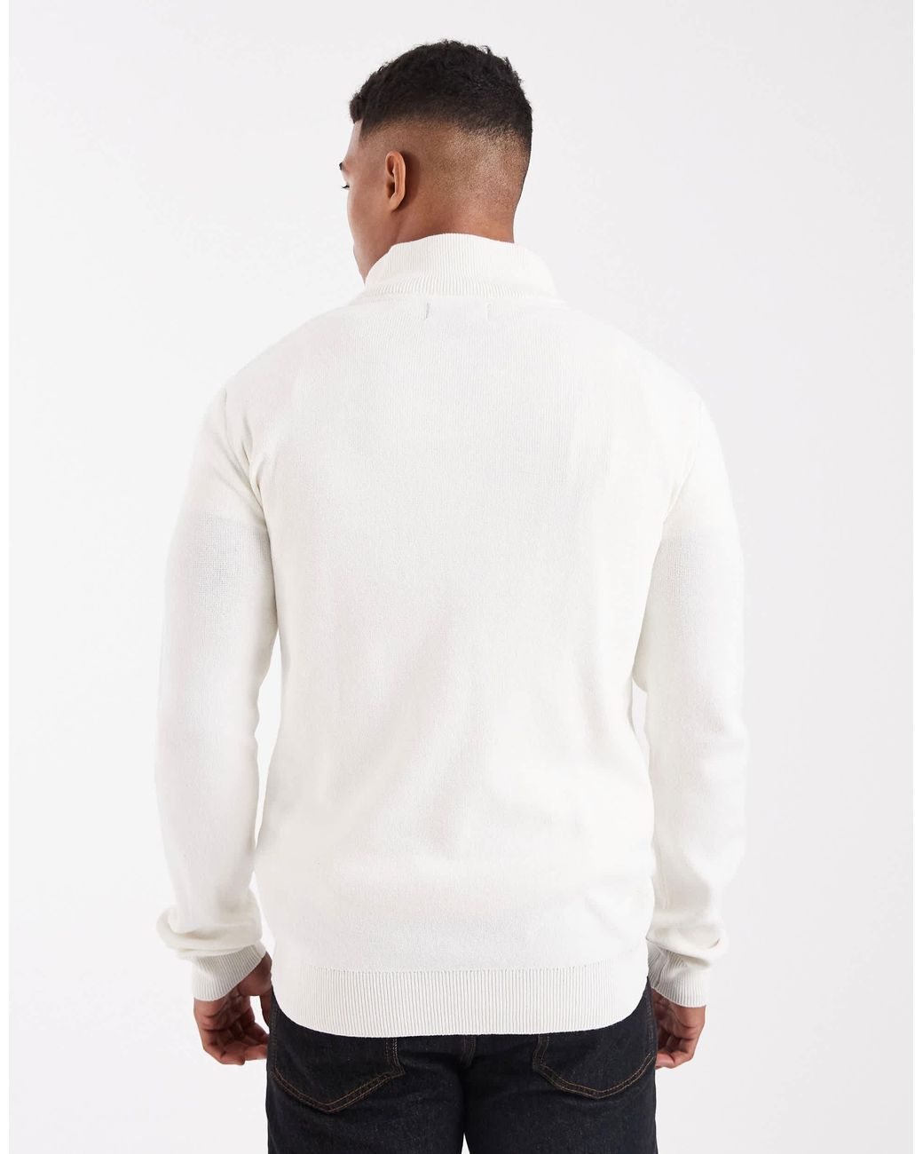 Threadbare – strickpullover in White für Herren