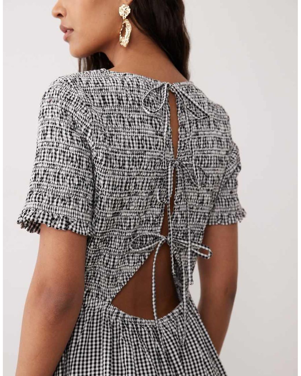 Nobody's Child Gray Leah Midi Dress