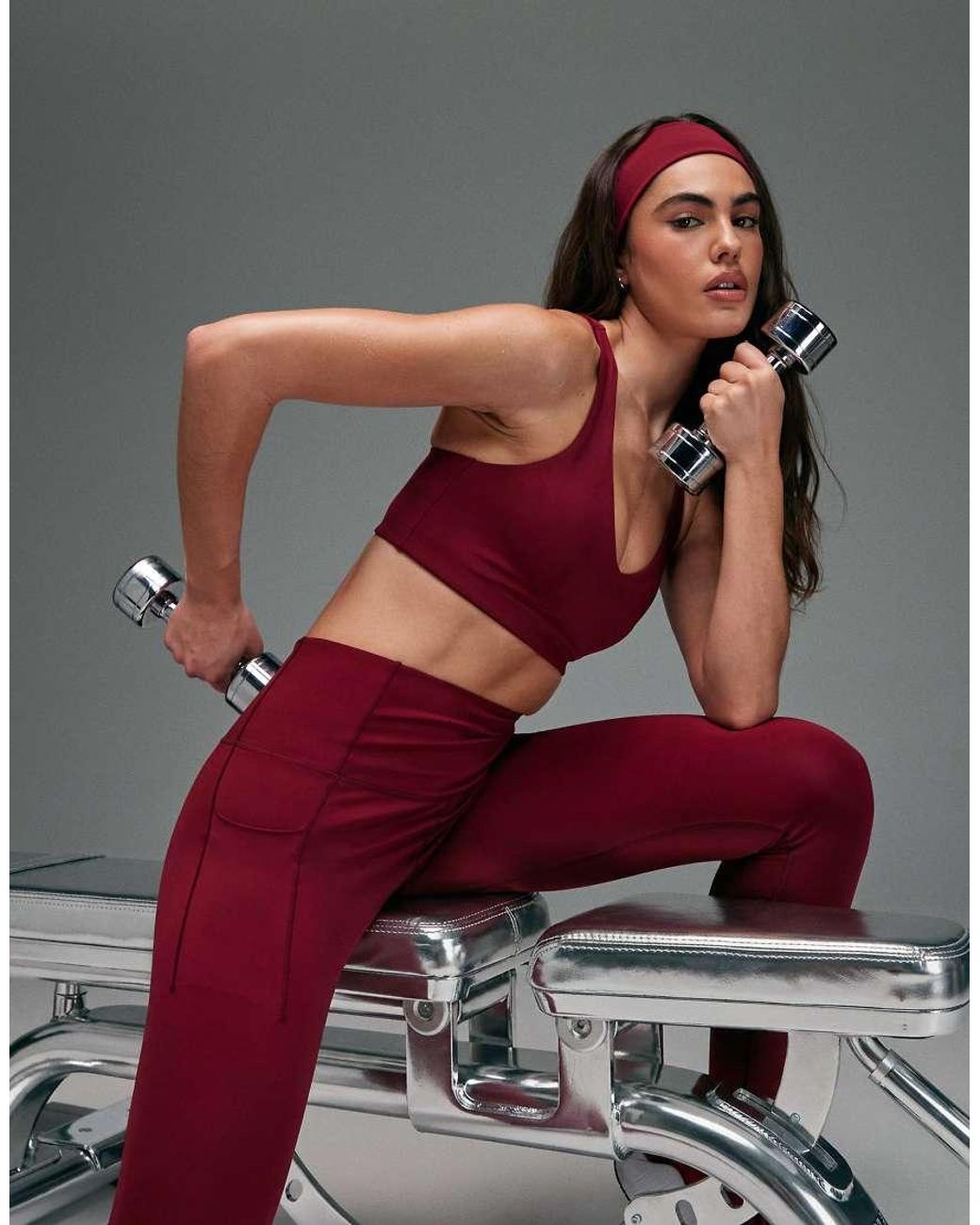 4505 Pink Active Push Up Medium Support Sports Bra