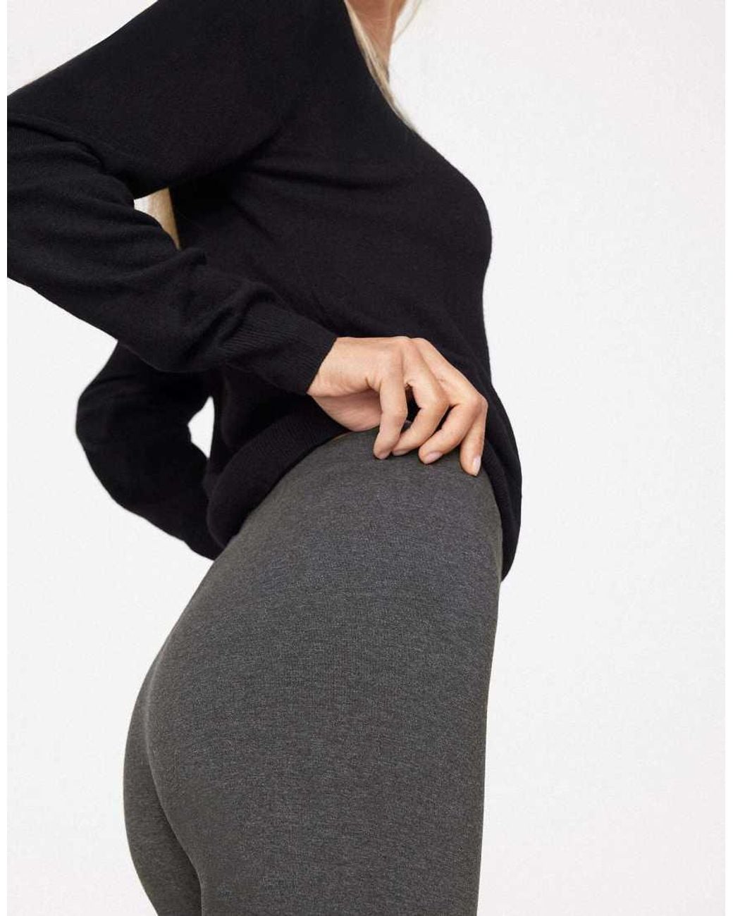 Tezenis White Basic Cotton Leggings