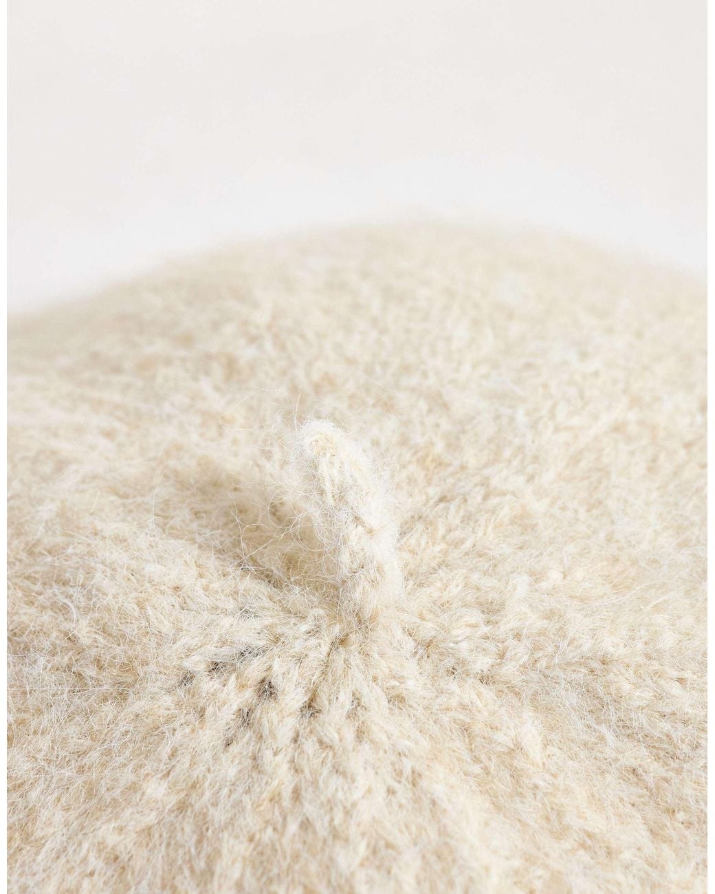 ASOS Natural Wool Beret