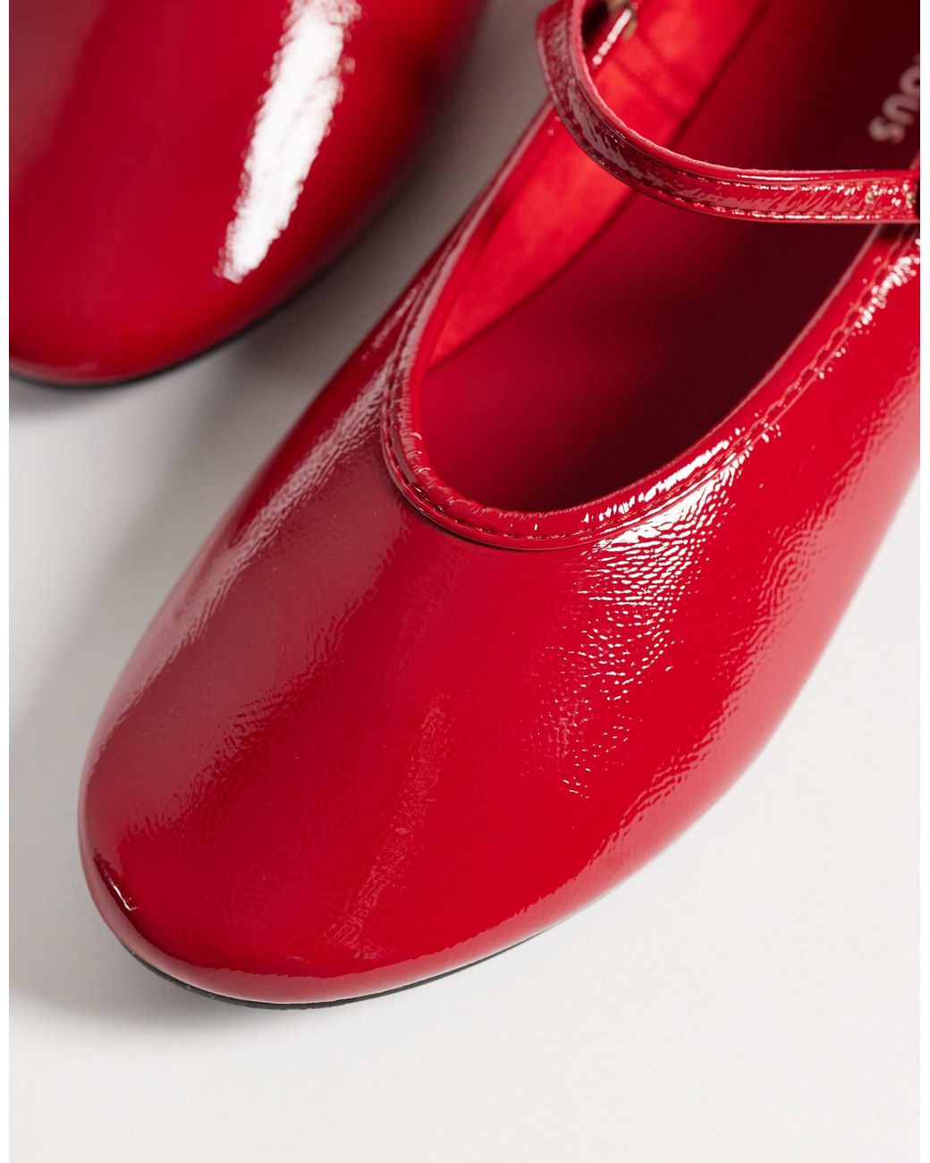 Glamorous Red Ballet Flats