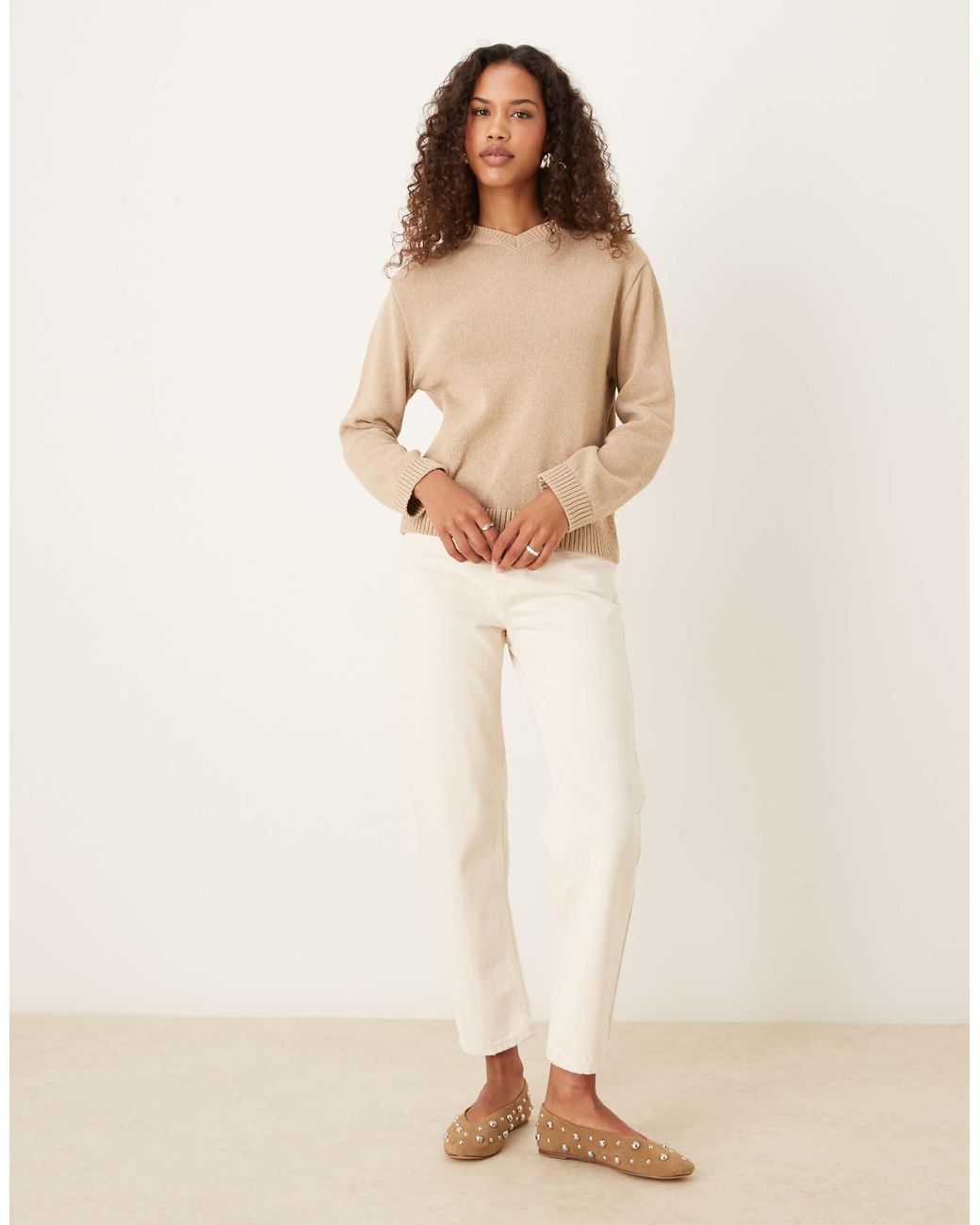 ASOS Natural – strickpullover
