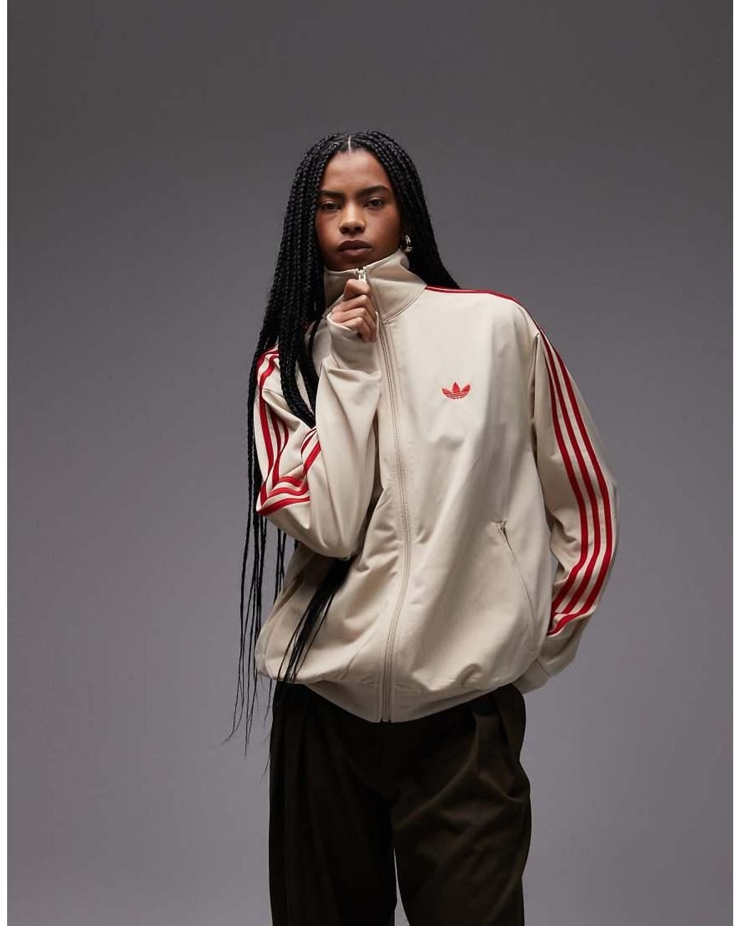 Adidas Originals Brown Firebird Track Top for men