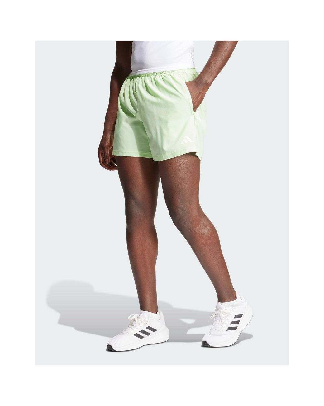 Pantalones cortos verdes own the run adidas Originals de hombre de color  Verde | Lyst