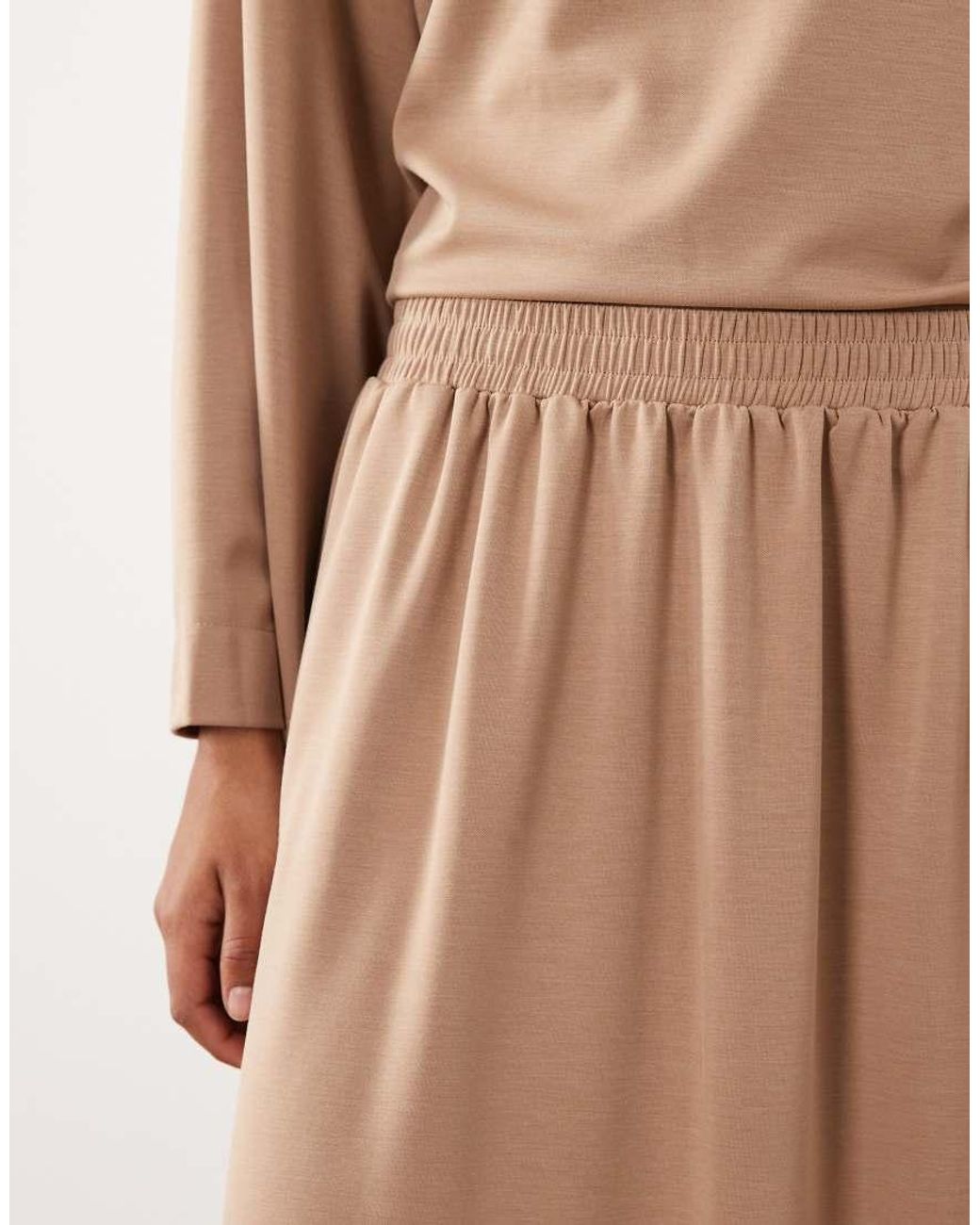 Iyal Natural Luxe High Waist Maxi Skirt Co-ord