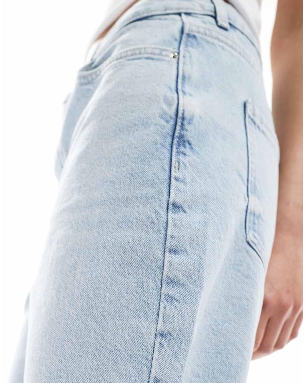 New Look Blue Denim Bermuda Short