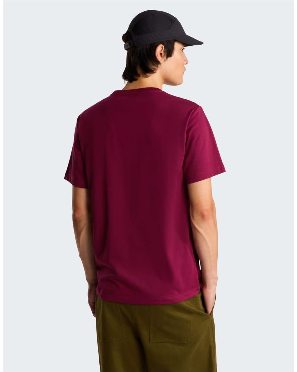The North Face Red Evolution Simple Dome Regular T-Shirt for men