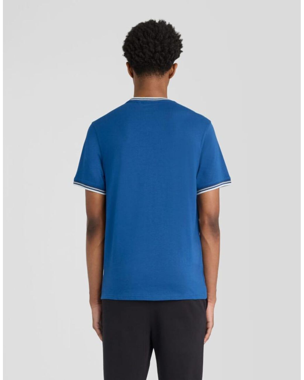 Lyle & Scott Blue Ss T-Shirts Tipped Sport Core T-Shirt for men