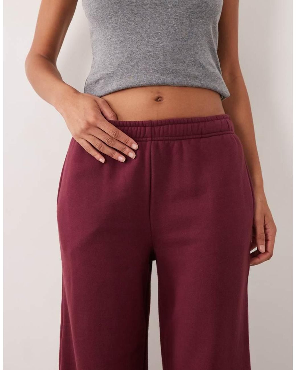 Cotton On Red baggy Sweat Pants