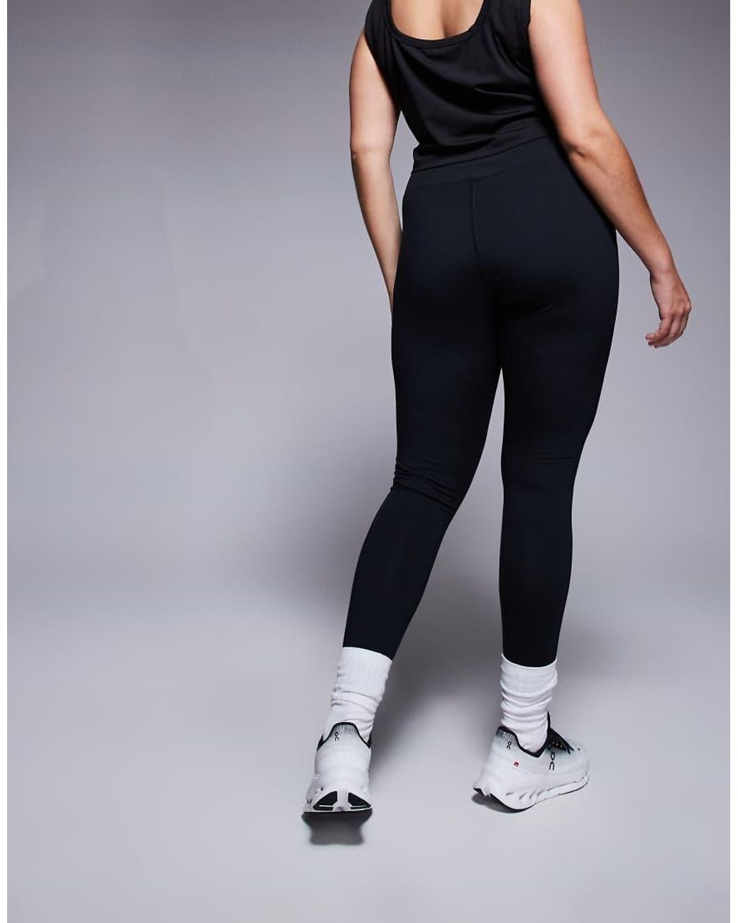 4505 Blue Curve Icon Soft Touch High Waist Yoga Legging