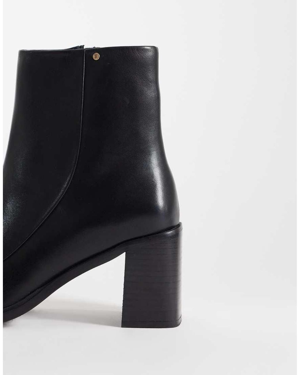 Bronx Black New-corfu Square Toe High Ankle Boots