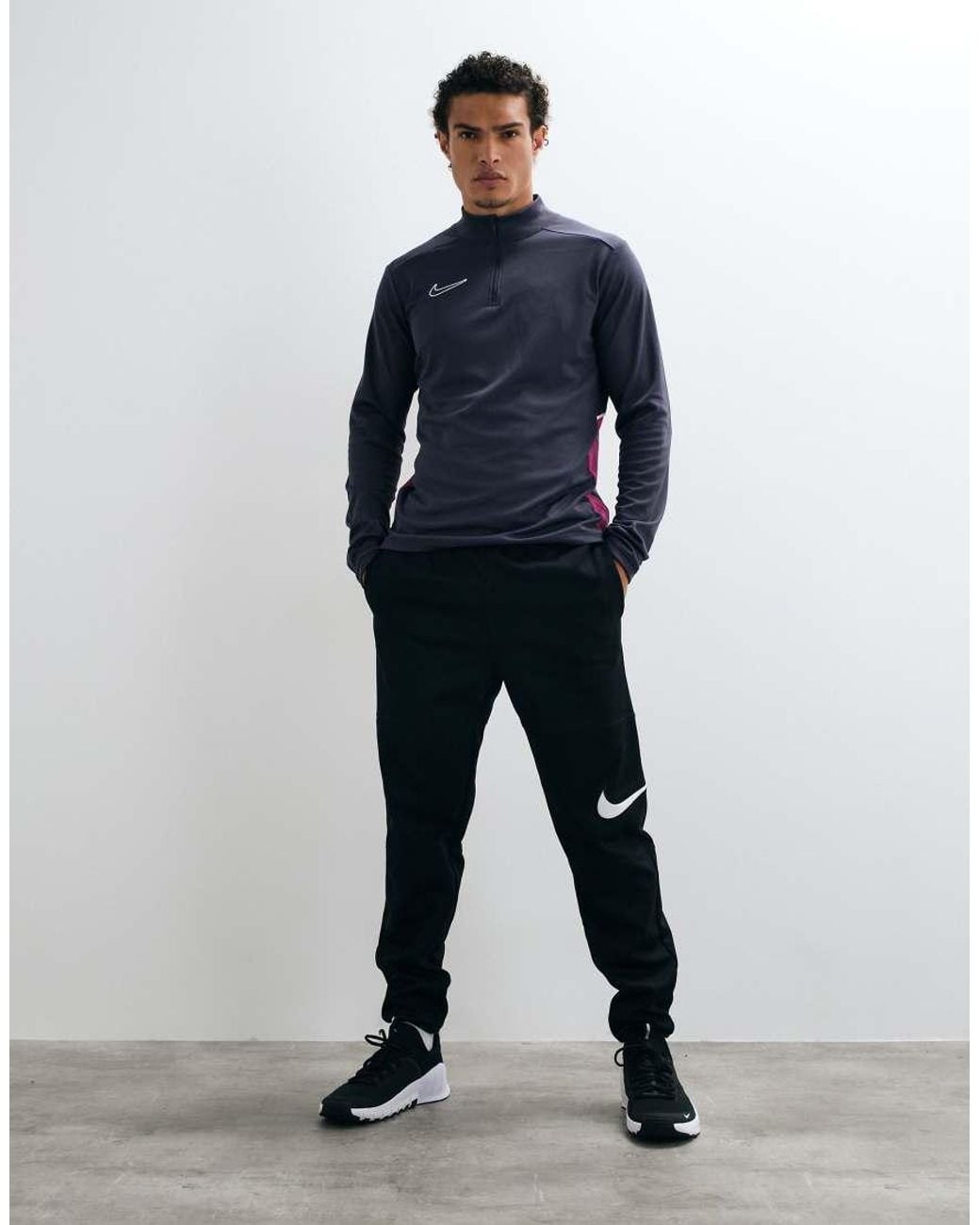 Nike Football Blue Academy 25 Dri-Fit Drill Top for men