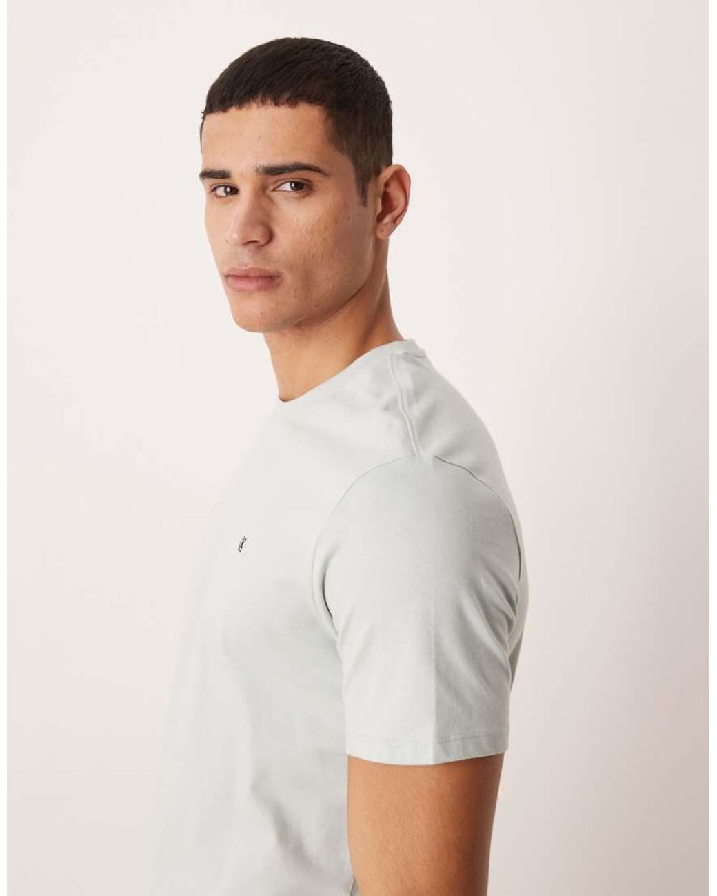 Calvin Klein White Classic Monogram T-shirt for men