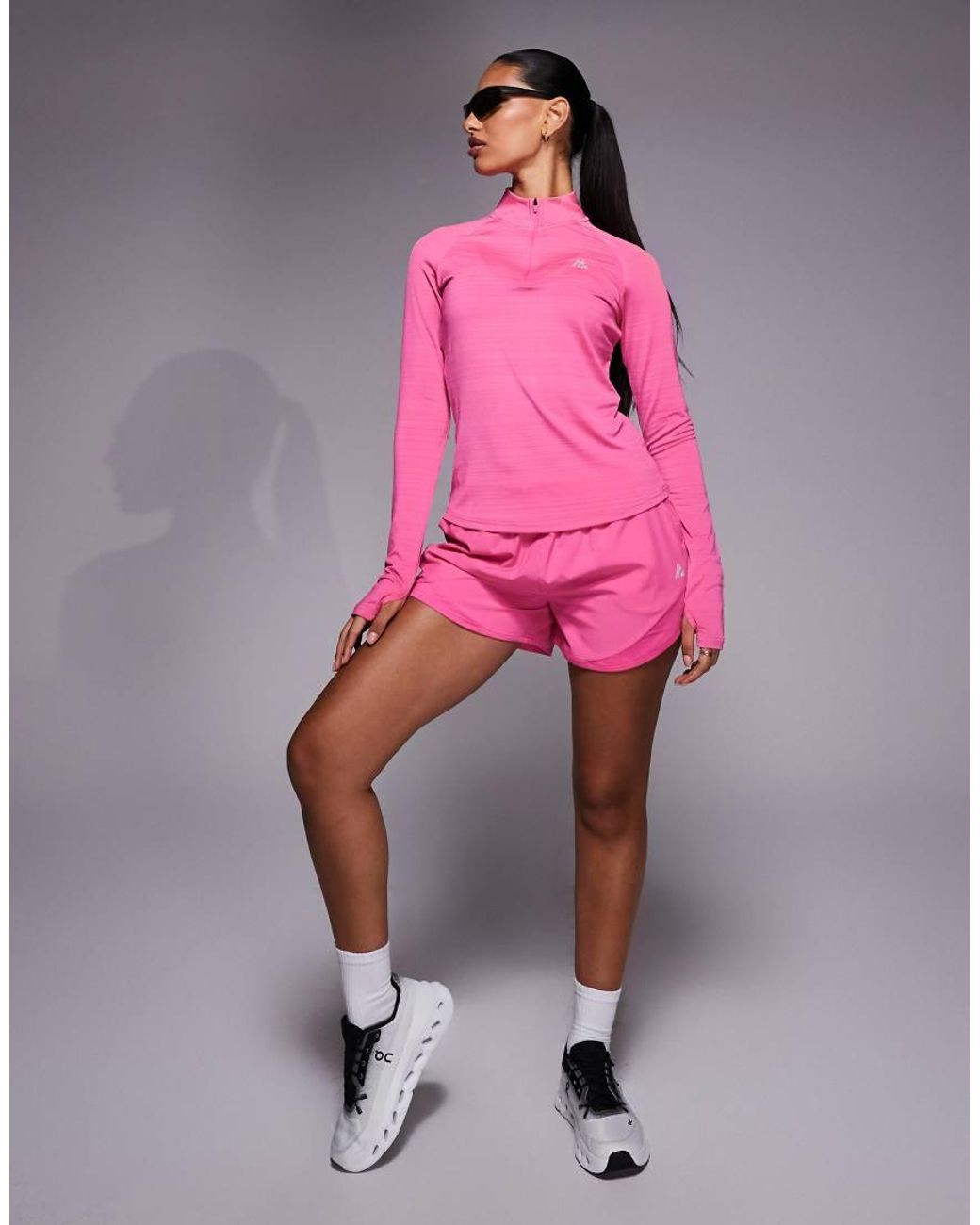 MONTIREX Pink Breathe Half Zip Top