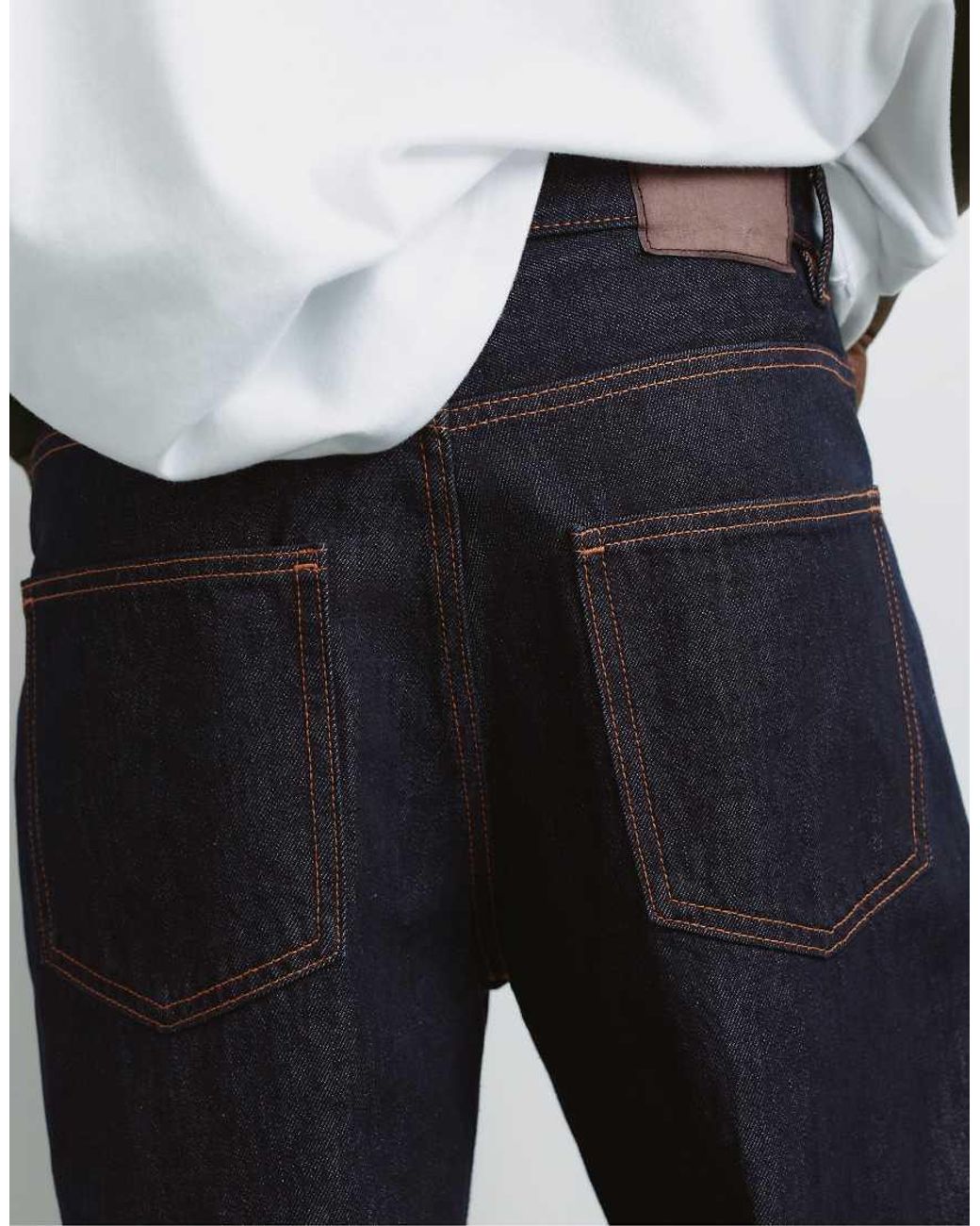Pull&Bear White baggy Jeans for men