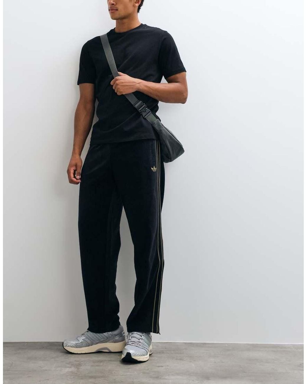 Adidas Originals Blue Firebird Velour Track Pants